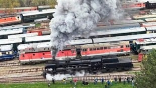 Mit einer Riesenwolke 