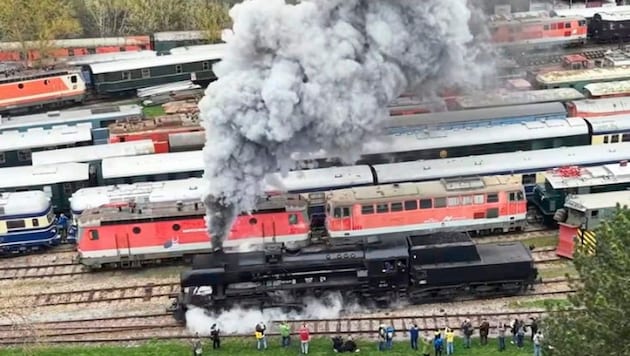 Mit einer Riesenwolke