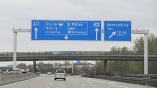 Die Asfinag kehr nun vermehrt im besagten Abschnitt auf der A22 und kontrolliert täglich. ...