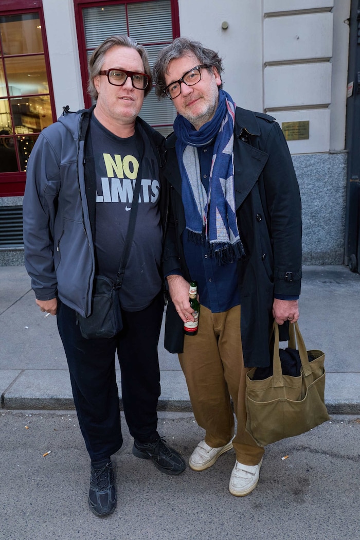 Entspannt im Premieren-Trubel: Nicholas Ofczarek und David Schalko.