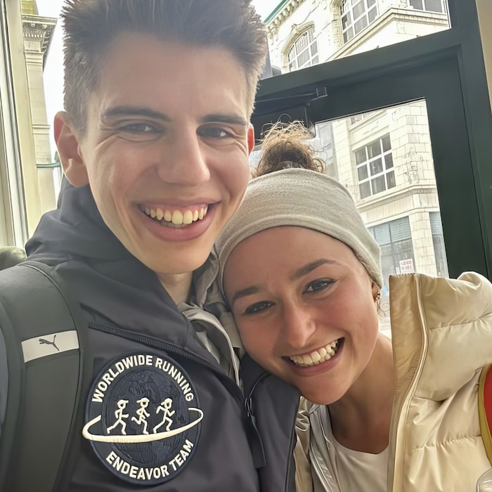 Aaron Gruen mit Freundin Katie