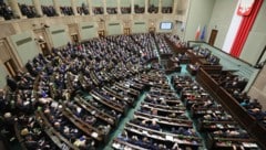 Das polnische Parlament in Warschau (Symbolbild)