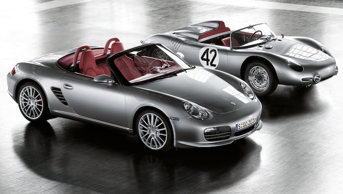 Auch in zweiter Generation zollte der Boxster (987) seinen Urahnen Respekt – das Sondermodell ...