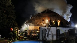 Dichter Rauch lag über der Gymelsdorfer Vorstadt in Wiener Neustadt.