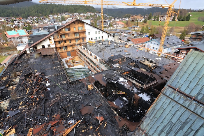 Von oben zeigt sich das Ausmaß der Zerstörung.