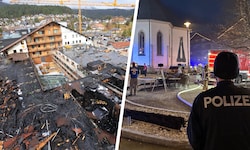 Ein Teil des Luxushotels wurde beim Brand in der Nacht auf Dienstag zerstört. In der ...
