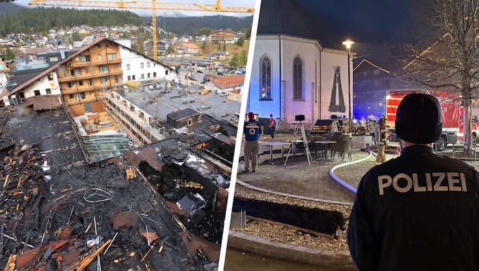 Ein Teil des Luxushotels wurde beim Brand in der Nacht auf Dienstag zerstört. In der ...