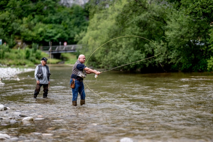 Die heimischen Fischer appellieren an den aktiven Fliegenfischer Bundeskanzler Christian ...