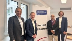 Zogen Bilanz: Mag. Martin Steiner (Franziskus Spital), Günter Pacher (Barmherzige Brüder), Dr. ...