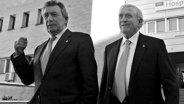 Real-Legende Jose Emilio Santamaria (re.) ist im Alter von 96 Jahren verstorben.