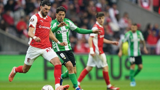 Im Hinspiel traf Florian Grillitsch (l.) zum zwischenzeitlichen 1:0 für Braga.