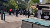 Polizisten am Tatort