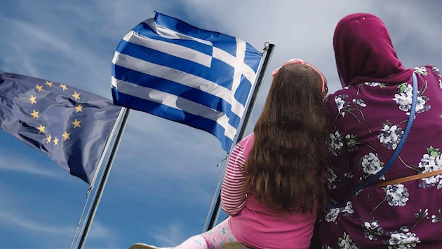 A mother from Afghanistan and her daughter (stock photo) face an uncertain future.
