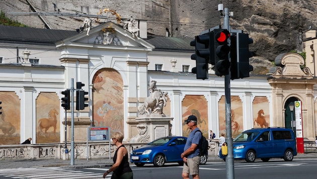 Der Bereich beim Herbert-von-Karajan-Platz wird zur Begegungszone.