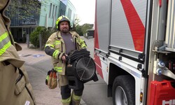 Feuerwehreinsatz beim Harder Rathaus.