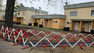 So sieht die Anlage jetzt aus, Parkplatz gibt es keinen mehr.