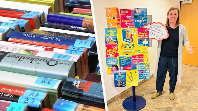 Veranstalterin Simone Trebo-Ortner lädt zur Living Library ein.