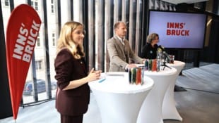 Plattner, BM Johannes Anzengruber und Kiesling (v. li.) präsentierten den neuen Auftritt gestern ...