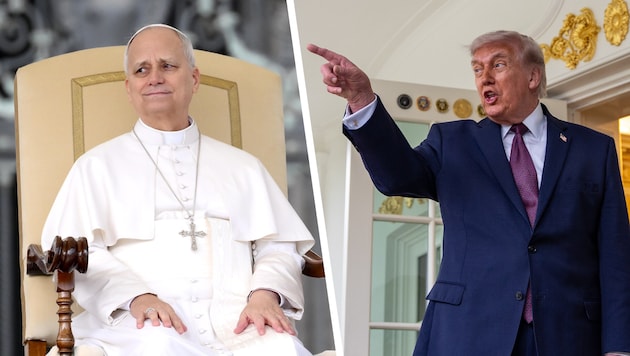 Weil der Papst sich gegen Kriege von Trump ausgesprochen hatte, hat er sich den Unmut des ...