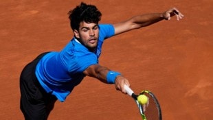 Carlos Alcaraz musste aufgeben.