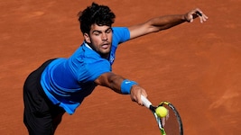 Carlos Alcaraz musste aufgeben.