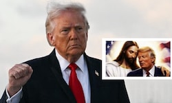 US-Präsident Donald Trump hat nur wenige Tage nach dem ersten Bild ein weiteres mit Jesus ...
