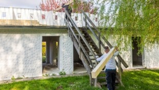 Ein Teil des Kabinentraktes ist bereits saniert und kann heuer schon genutzt werden. Der ...