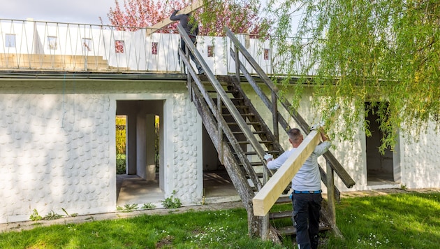 Ein Teil des Kabinentraktes ist bereits saniert und kann heuer schon genutzt werden. Der ...