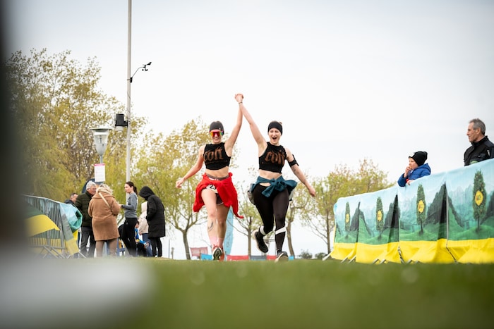 Die Stimmung war trotz kühlem Wetter bestens.