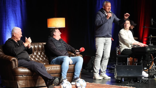 V.l.n.r.: Polster, Herzog, Strobl, Fally