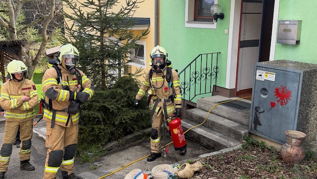 Die Feuerwehr war rasch vor Ort.