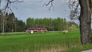 Die Unfallstelle in Nußdorf