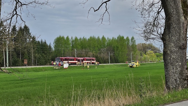 Die Unfallstelle in Nußdorf