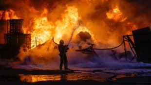 Die Lage in Kiew: Die Einsatzkräfte geben ihr Bestes.