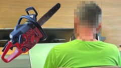 Nach dem Ehe-Aus griff ein 53-Jähriger zur Motorsäge und musste deshalb nun vor Gericht Platz ...
