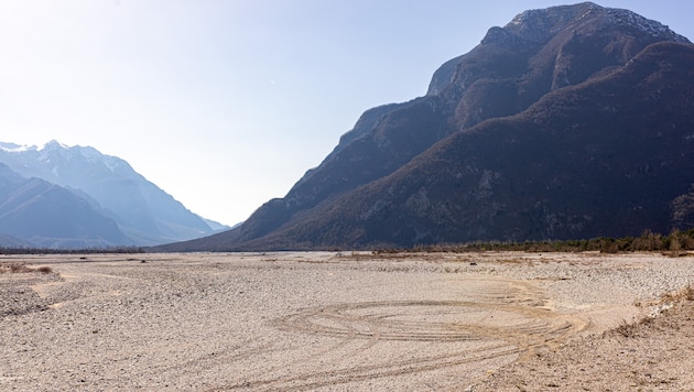 Der Monte San Simeone: Dort soll der Orcul hausen, der Riese, der das Erbeben 1976 ausgelöst ...