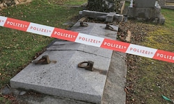 Der Tatort: der Baumgartner Friedhof in Wien-Hütteldorf. Am 23. Februar wurde hier eine ...