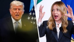 Der Grund für die dicke Luft ist Trumps Attacke auf Papst Leo XIV., die Meloni scharf ...