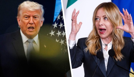 Trump und Meloni: Früher Freunde – nun blanker Hass