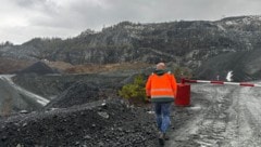 Der gesperrte Steinbruch in Rumpersdorf