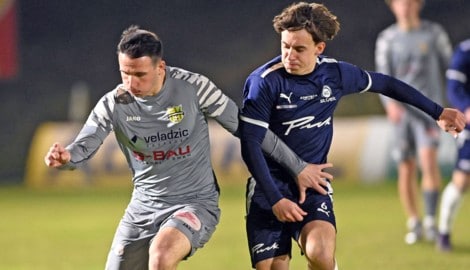 Julian Hufnagl (re.) und St. Veit treffen am Freitag auf Grafenstein.