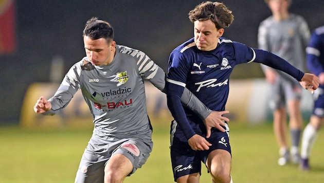 Julian Hufnagl (re.) und St. Veit treffen am Freitag auf Grafenstein.