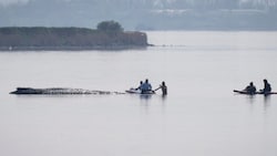 Am Donnerstag ist ein weiterer Rettungsversuch für den gestrandeten Buckelwal „Timmy“ in ...