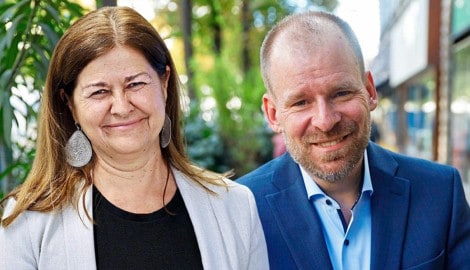 Rudi Fuß Rudi Fußi unterstützt SPÖ-Spitzenkandidatin Doris Kampus im Wahlkampf 