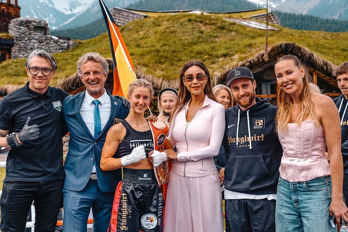 Verena Pooth gratulierte Elisa Frey.