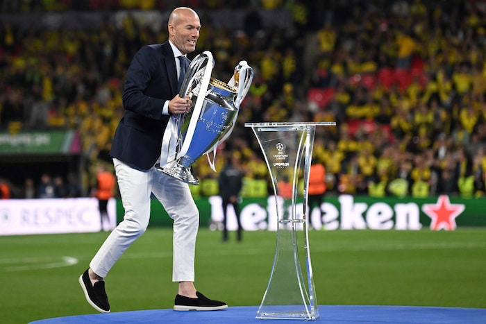 Dreimal gewann Real unter Zidane die Champions League.