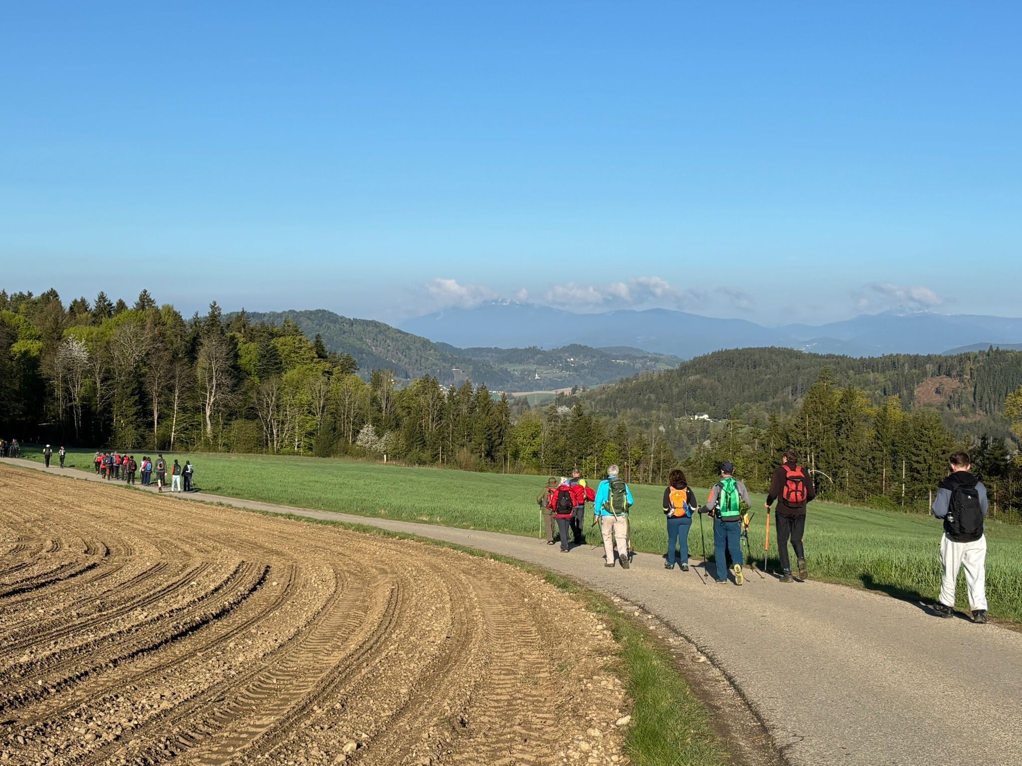 Auf dem Weg zum Veitsberg.