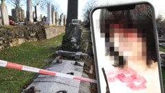 Am Friedhof Baumgarten tötete Jenny (re.) eine Pensionistin. Eine Freundin ermutigte sie.