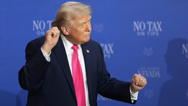 Bei einer Veranstaltung in Las Vegas gab sich der US-Präsident äußert optimistisch.