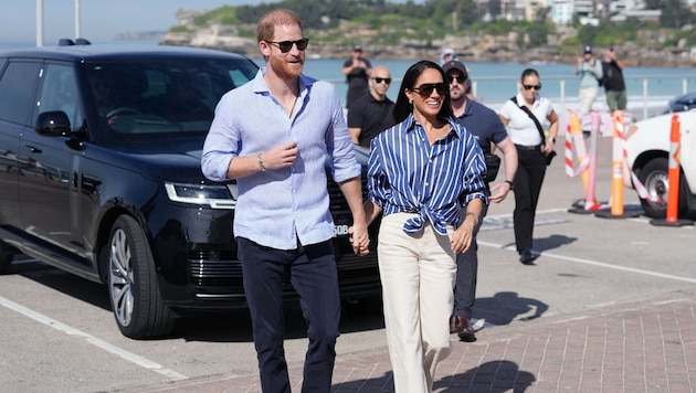 Herzogin Meghan, hier während ihrer Australien-Reise mit Prinz Harry, spricht von den ...